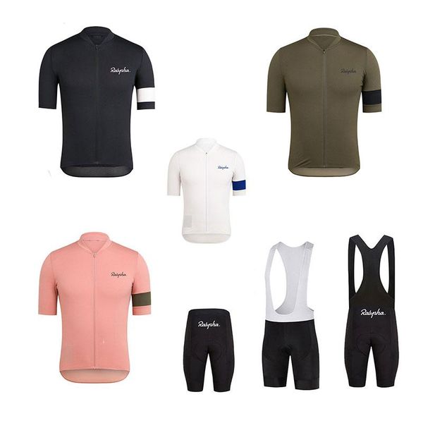 

raudax est 2021 cycling jersey suit men's summer short sleeves mtb clothing breathable bicycle uniform ropa ciclismo racing sets, Black;blue