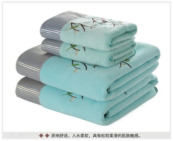 

towel absorbent solid color soft comfortable grade hand for bathroom