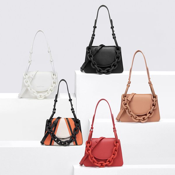 

messenger bags messenger bagscolor ck contrast mouth red single shoulder cross link chain small square portable women's bag