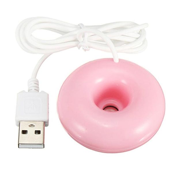 

pcs usb office deskmini humidifier portable air purifier creative donut sprayer fragrance lamps
