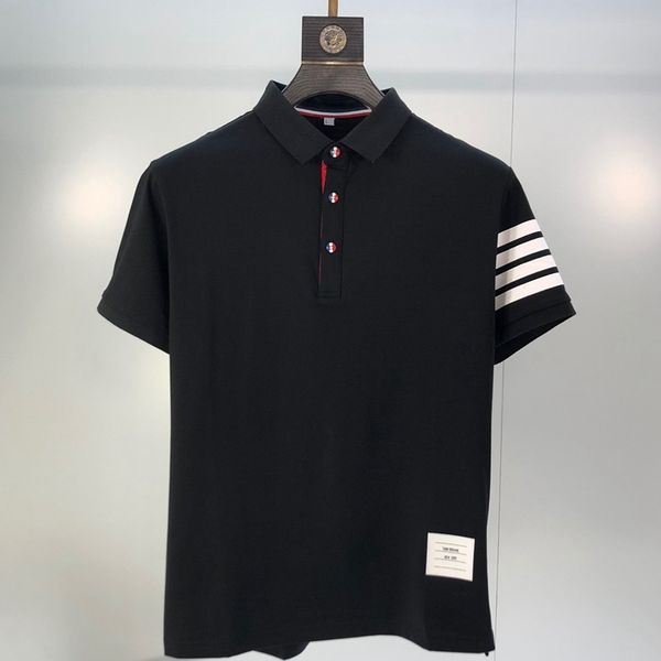 

2020 make men polo shirt summer short mouw plus size homme clothing casual katoen luxe designer fashion, White;black