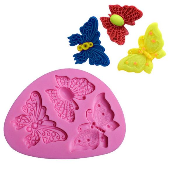 

butterfly shaped fondant cake mold silicone lace pattern mould bakeware baking cooking tools sugar cookie decor & pastry