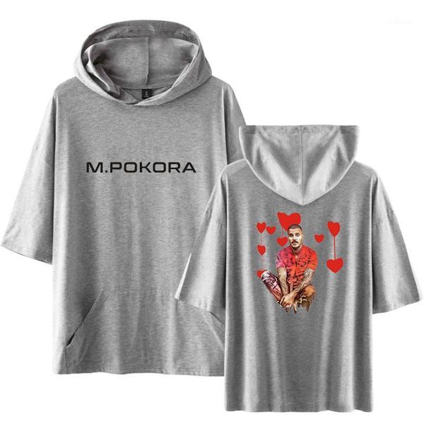

women's hoodies & sweatshirts wawni m. pokora short-sleeved hooded sweatshirt anime volleyball harajuku hip-hop fashion polyester plus, Black