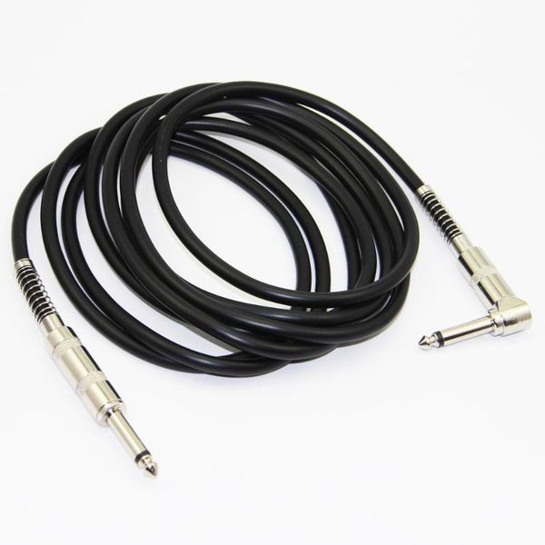 

audio cables & connectors 90degree 6.5mm to guitar instrument cable male ofc for mixer 3m 6m 10m