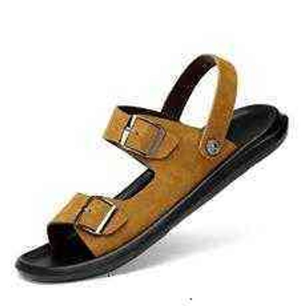

tangzuo h2699 sandals, , 37-45, black, yellow brown