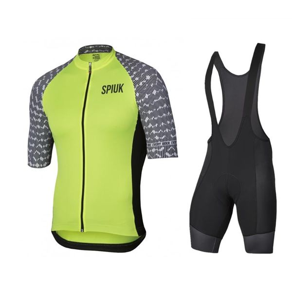 

racing sets spiukful cycling jersey set men bike clothing summer short sleeve conjunto masculino mtb bib shorts ropa hombre, Black;blue