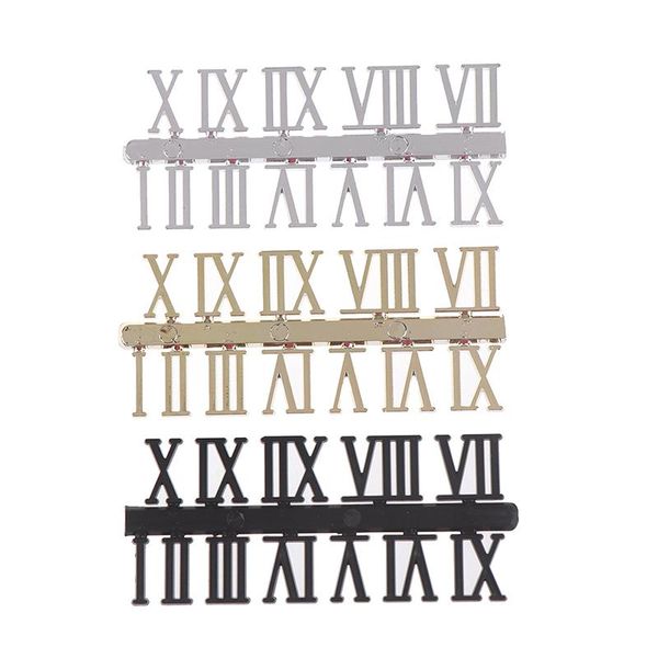 

desk & table clocks 1set roman numeral diy digital replacement gadget clock dial mechanism parts card accessories repair