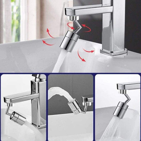 

kitchen faucets universal large angle rotating splash faucet spray head 720 degree tap filter water bubbler