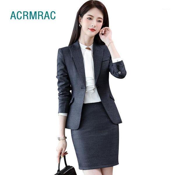 

women suits blazers skirt office lady formal work clothes woman set 2026, White