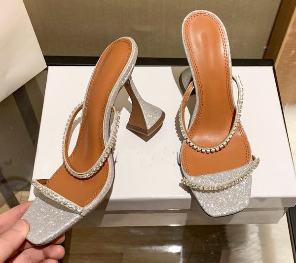 

muaddi amina luxury designer channel chaussures tory slippers sandals flat women flops nonslip shoes damen hausschuhe bag france channel, Black;grey