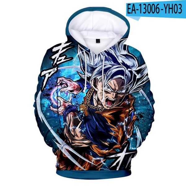 

men's hoodies & sweatshirts anime goku hoodie children's gohan pullovers bulma kuiriin piccolo daimao kami kids clothes men/women, Black