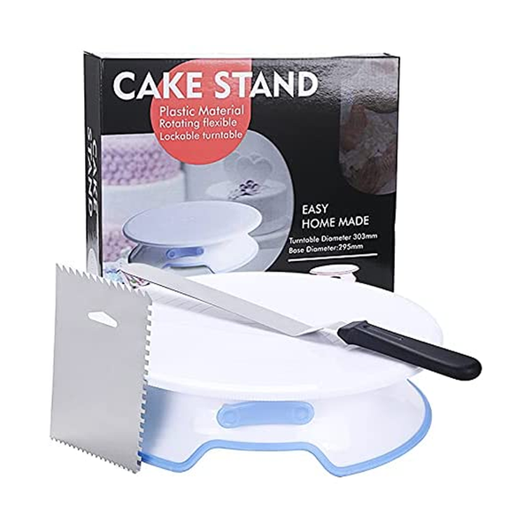 

baking & pastry tools kb spinning cake rotating stand for decorating turntable