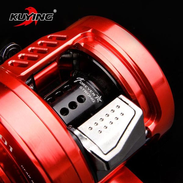 

6.2:1 metal 12+1 bait cast drum wheel 286.5g fishing casting reel vessel saltwater coil centrifugal braking baitcasting reels