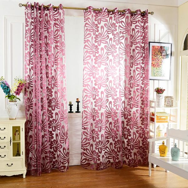 

curtain & drapes moden geometric 3d printing sheer screen curtains for living room bedroom kitchen blinds panel fabrics window decoration