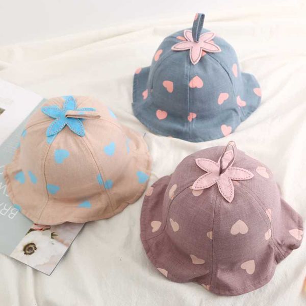 

caps & hats spring summer baby sun hat travel outdoor kids bucket children panama beach fisherman for girls boys, Yellow