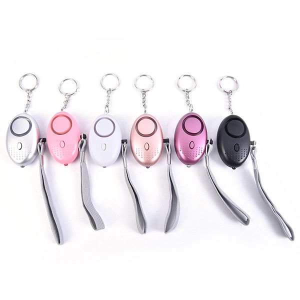 

120db self defense alarm security protect keychain personal safety for women child elder gir alert scream loud emergency alarm, Silver