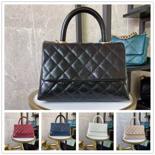 

2021 new bag classic lady handbag diagonal bag leathe 92990 14-24-10
