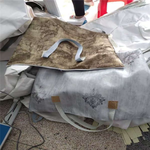 

koj 2021 waterproof and non-woven luggage storage bags storage luggage oil proof nonwoven night market large hand bag