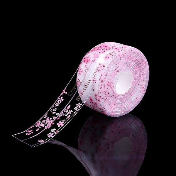 

wall stickers 38mm x 320cm bathroom shower washboard sealing strip kit tape pvc self-adhesive waterproof wall-to-wall kitchen