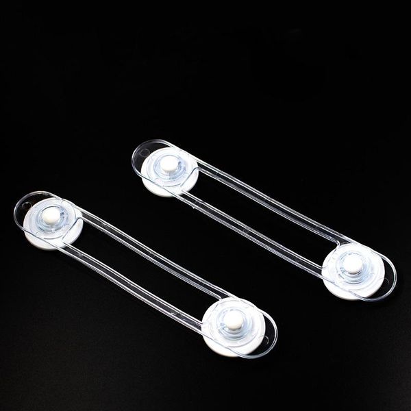 

children's multifunctional safety lock transparent anti-opening soft belt baby drawer refrigerator carriers, slings & backpacks