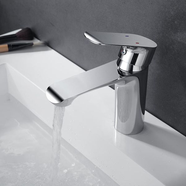 

bathroom sink faucets faucet deck mounted basin mixer chrome tap vanity &cold water white painting