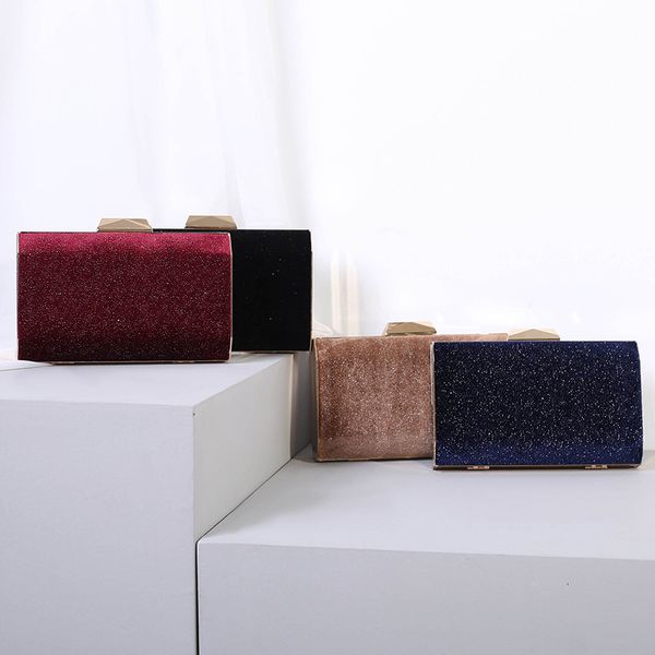 

evening bag velvet gilded lady's small banquet celebrity dinner cheongsam hand