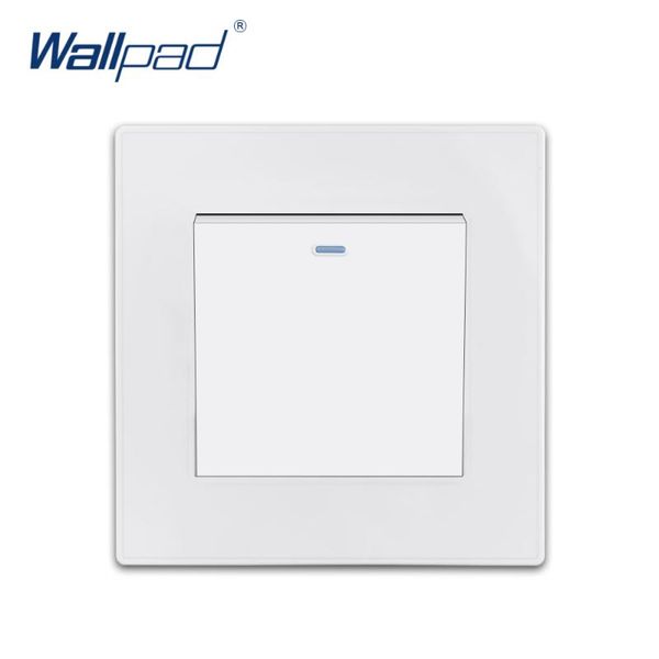 

smart home control wallpad wall light switch and socket set white rocker button simple pc panel electric outlet 86*86mm 110-250v