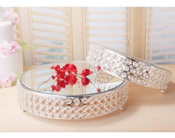 

other event & party supplies european style dia 30cm 12inch mirror crystal cake stand wedding birthday table centerpiece events decoration