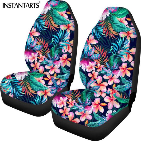 

car seat covers instantarts polynesian tribal tropical leaf design set of 2 comfortable interior decor vehicle cushion