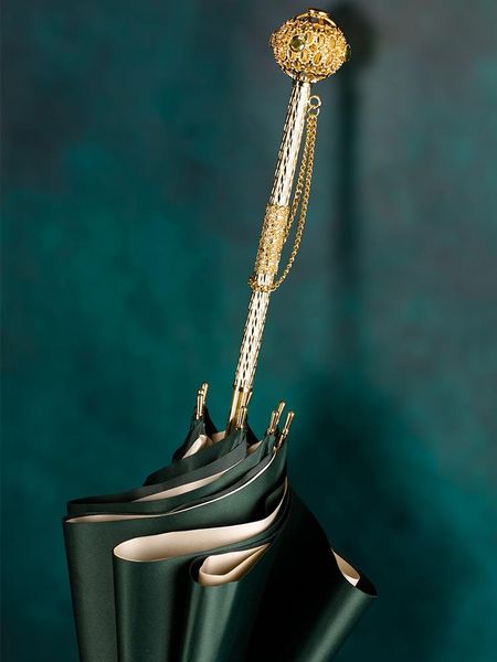 

umbrellas windproof luxury umbrella business long handle large uv protection fashion paraguas mujer rain gear bd50uu