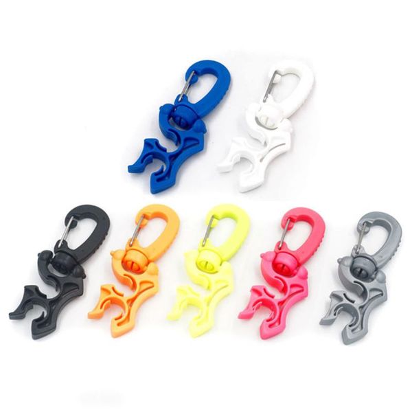 

pool & accessories scuba diving regulator double bcd hose holder with clip buckle hook snorkeling retainer