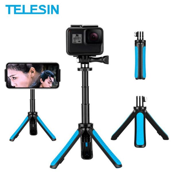 

mini monopod selfie stick tripod for hero 9 8 7 6 5 osmo action insta360 sjacam camera accessories monopods