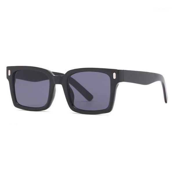 

fashion square-frame sunglasses, european and american style women's trendy sunglasses, White;black