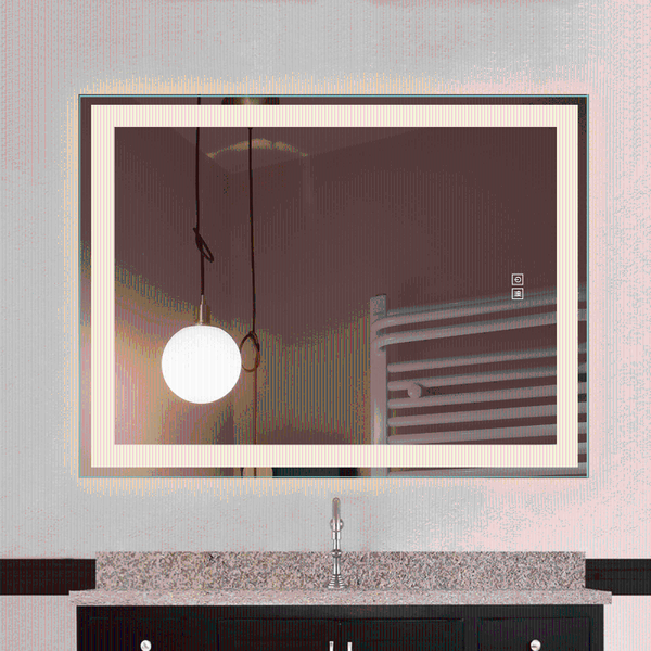 

mirrors modern style rectangular mirror bathroom customized led backlit defogger smart