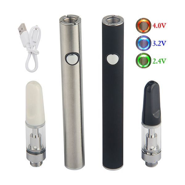 Bud Touch Ecigarette Vaporizer CE3 E CIG Наборы 510 Нить Световое масло Откройте резервуар Mini Starter Kit Vapes