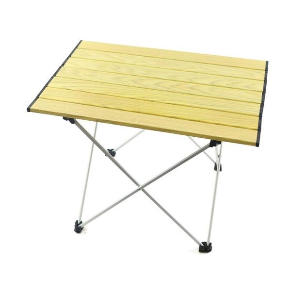 

camp furniture portable folding aluminum alloy camping table, ultralight compact with carry bag for outdoor,fishing & hiking white