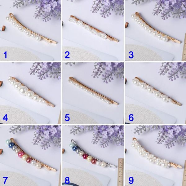 

hair clips & barrettes french fashion retro imitation pearl hairclip for girls women ll@17, Golden;silver