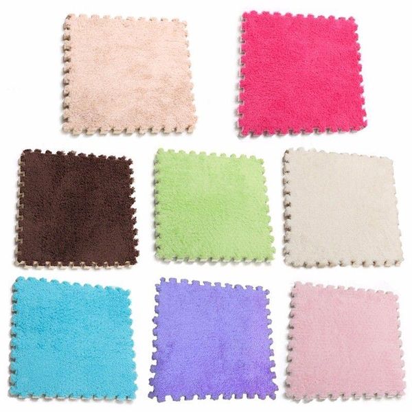 

cushion/decorative pillow 1pc 30*30cm plush puzzles baby playmats puzzle mat infant carpet foam kids rug playing children's