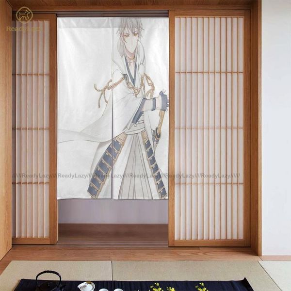

touken ranbu curtains colored kitchen door curtain double ornament & drapes