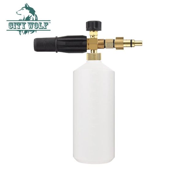 

city wolf high pressure car washer brass snow foam lance soap gun for defort dpw-1800 eco hpw-1825rse auto cleaning shop