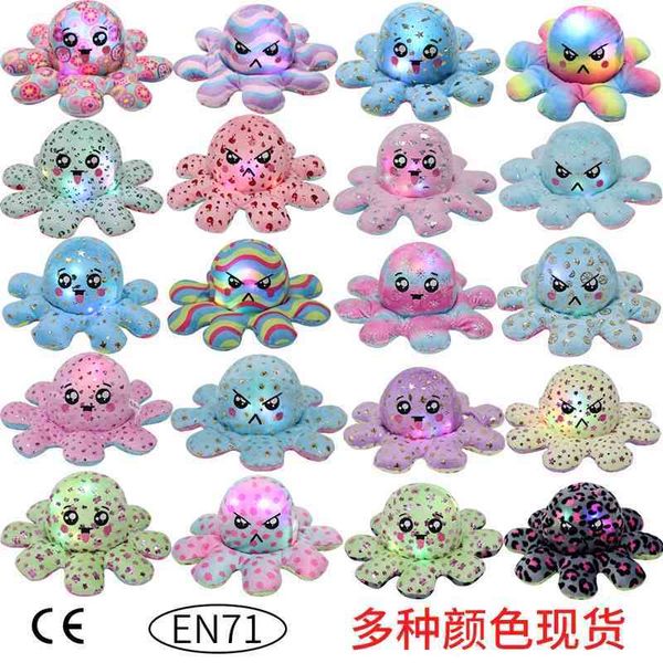 

luminous doll toy led double-sided upside down ocs sequin printing ocs with light