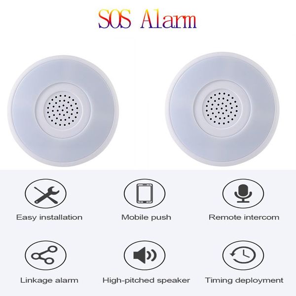 

alarm systems zigbee smart home graffiti wifi sound and light wireless linkage horn siren security