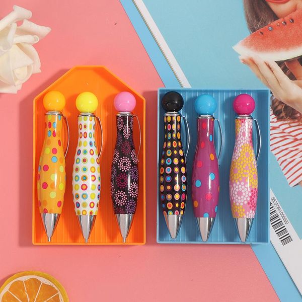 

sewing notions & tools 3pcs diamond painting pen cute bowling point drill embroidery accessories cross stitch tool kits, Black