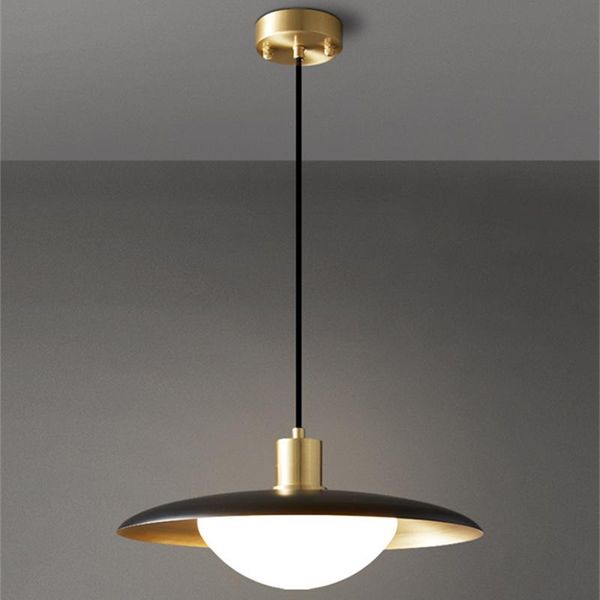 

pendant lamps nordic lights led copper hanging lamp for bedroom study dining room bar decor bedside loft luminaire suspension