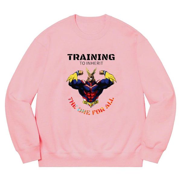 

men's hoodies & sweatshirts anime 100% cotton sweatshirt men women my hero academia bakugou katsuki harajuku japan hip hop fleece warm, Black