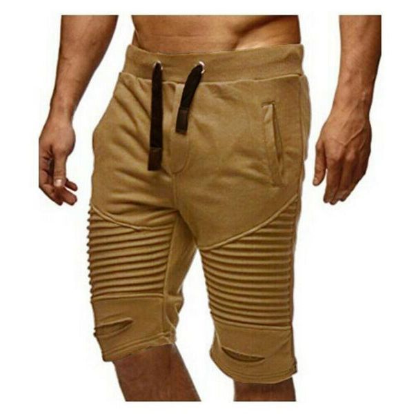 

summer men shorts slim fit stretch flat front casual solid color men's, White;black