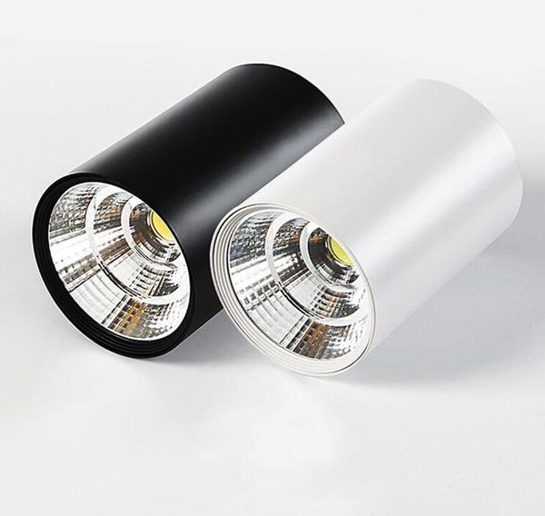 

downlights dimmable surface mounted downlight ceiling lamp 5w 7w 9w 15w 18w 20w 24w led cob spot light ac110/220v