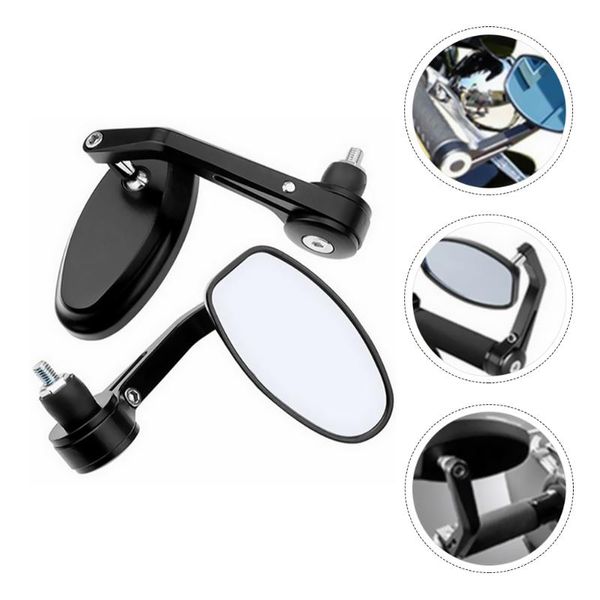 

motorcycle mirrors 1 pair motorbike aluminum bar end side rearview mirror