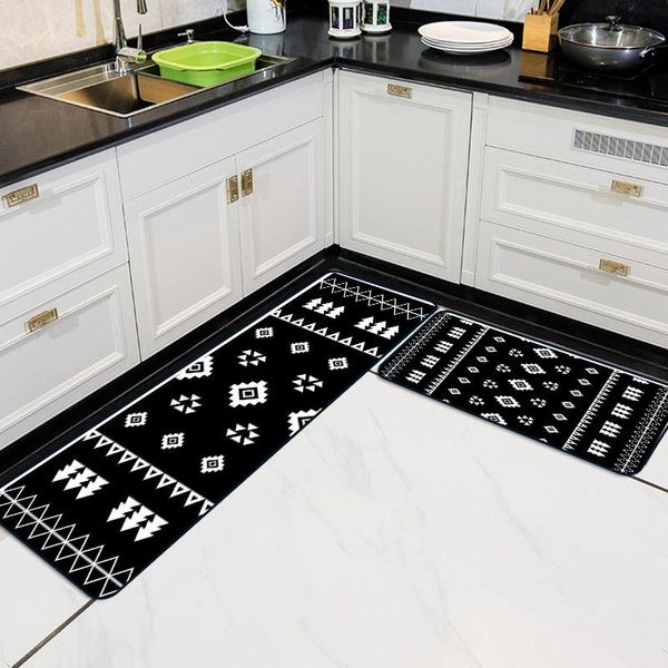 

bath mats 1 pc ethnic style anti-slip carpet for living room home indoor printed decoration area rugs bedroom bedside sofa floor mat
