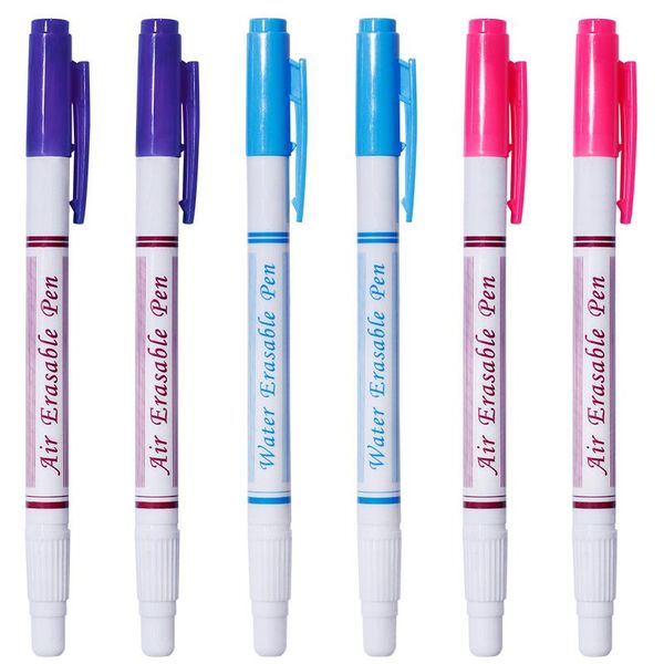 

other arts and crafts lmdz 5pcs fabric marker pen double head erasable marking water soluble washable tool diy craft cloth chalk